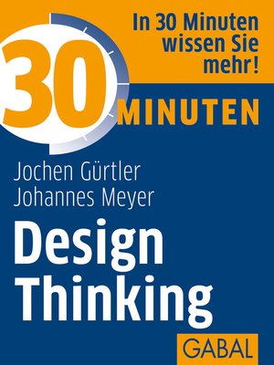 cover image of 30 Minuten Design Thinking